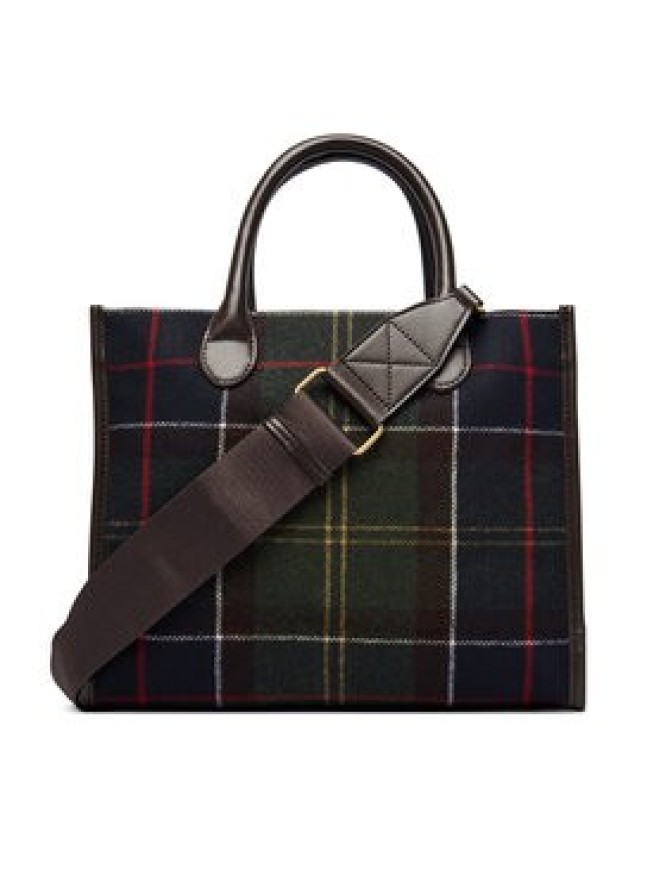 Barbour Torebka Barbour Barrhill Tartan Tote Bag LBA0423OL91 Brązowy