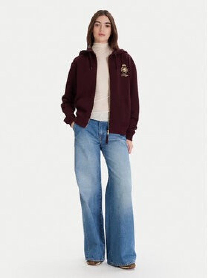 Tommy Hilfiger Bluza WW0WW46126 Bordowy Regular Fit