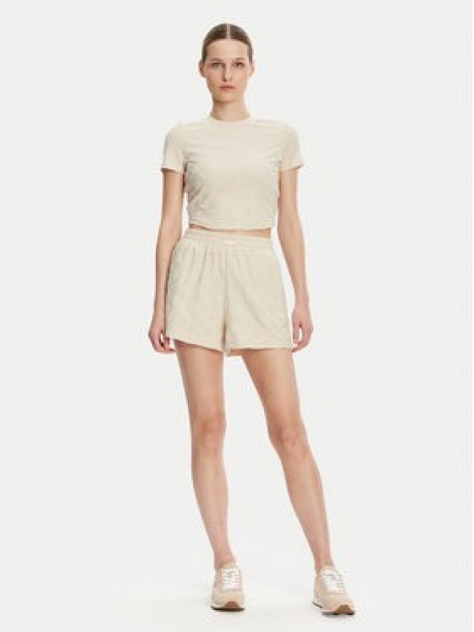 Guess T-Shirt V5GP21 KCT02 Beżowy Regular Fit