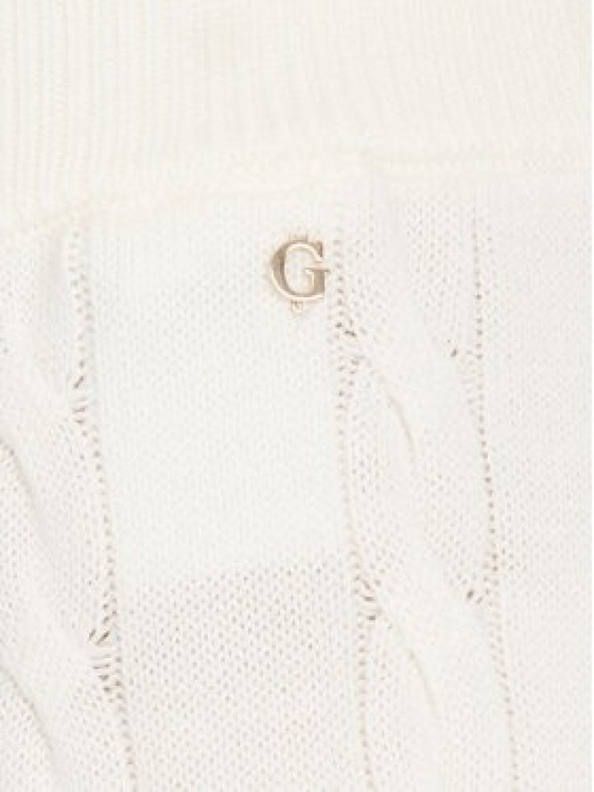 Guess Spodnie dzianinowe W5BB52 Z1192 Écru Regular Fit