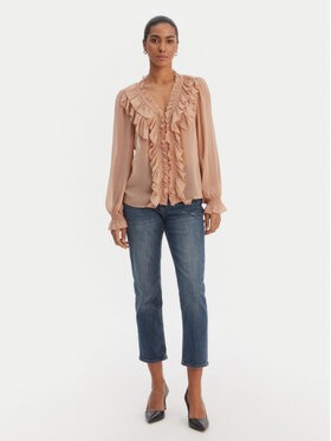 Morgan Bluzka 252-CATHY Różowy Regular Fit