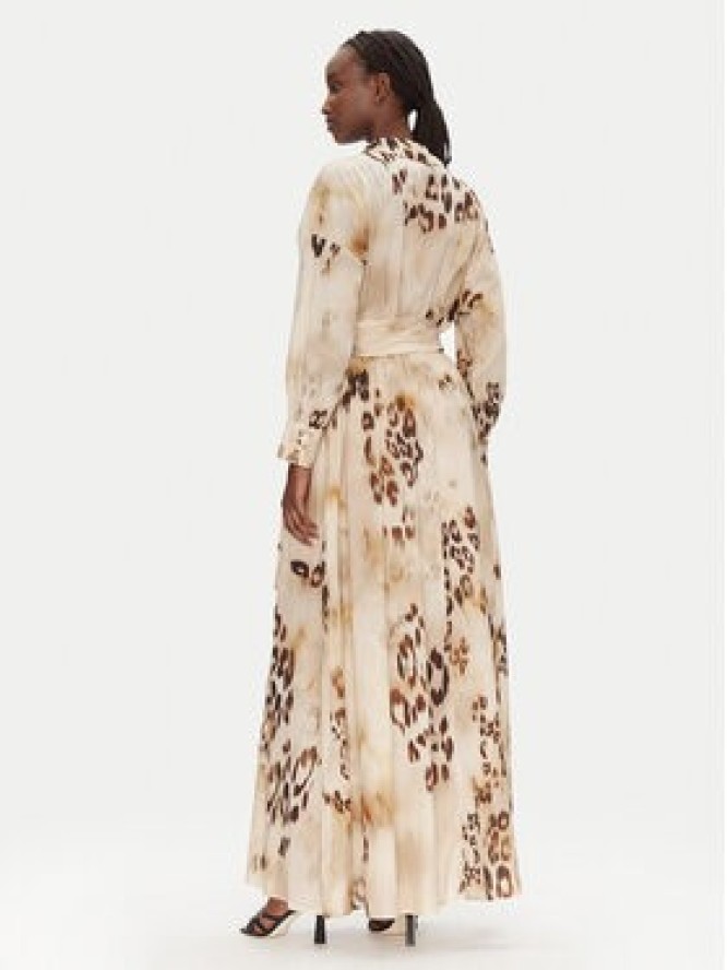 ACCESS FASHION Sukienka koszulowa 53-3392-0051 Beżowy Regular Fit