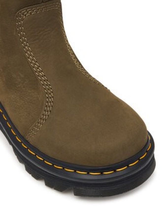 Dr. Martens Botki ZEBZAG Rigger Olive Wyoming DM42022300 Zielony