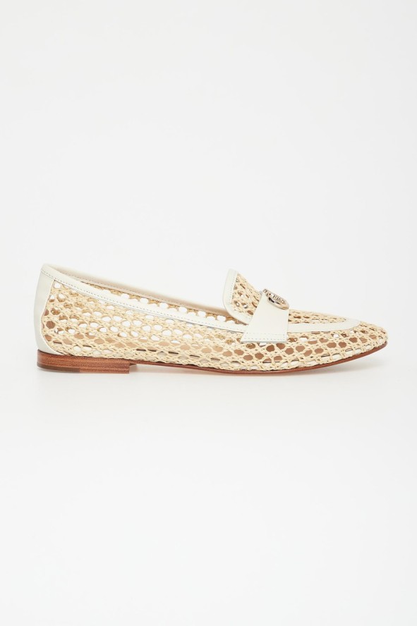 Baleriny damskie plecione CESARE CASADEI