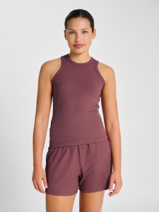 Damski prążkowany tank top Hummel Pulse