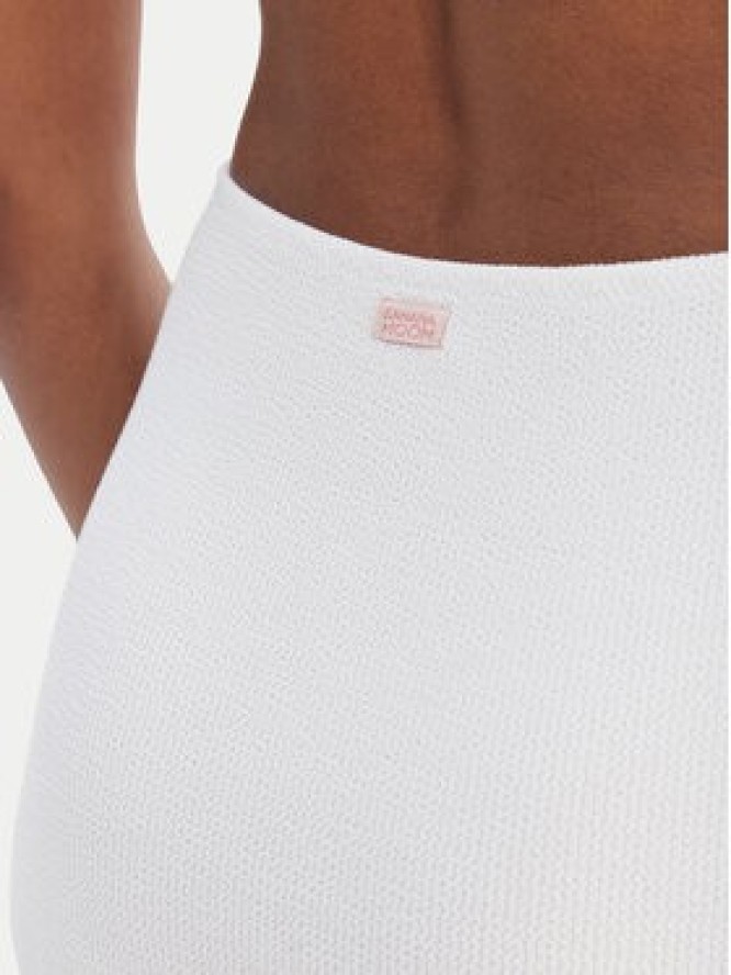 Banana Moon Sukienka letnia Friday Scrunchy JAA10 Biały Slim Fit