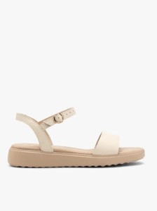 Kremowe sandały damskie