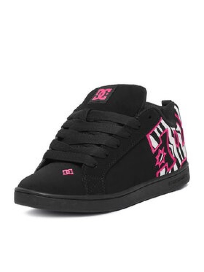 DC Shoes Sneakersy EO-COURT GRAFFIK DC01662966 Czarny