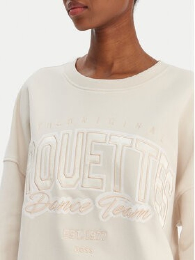 BOSS Bluza C Ever 50556999 Beżowy Oversize