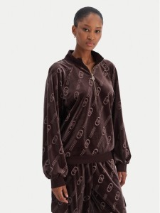 Liu Jo Sport Bluza TF5110 J4955 Brązowy Relaxed Fit