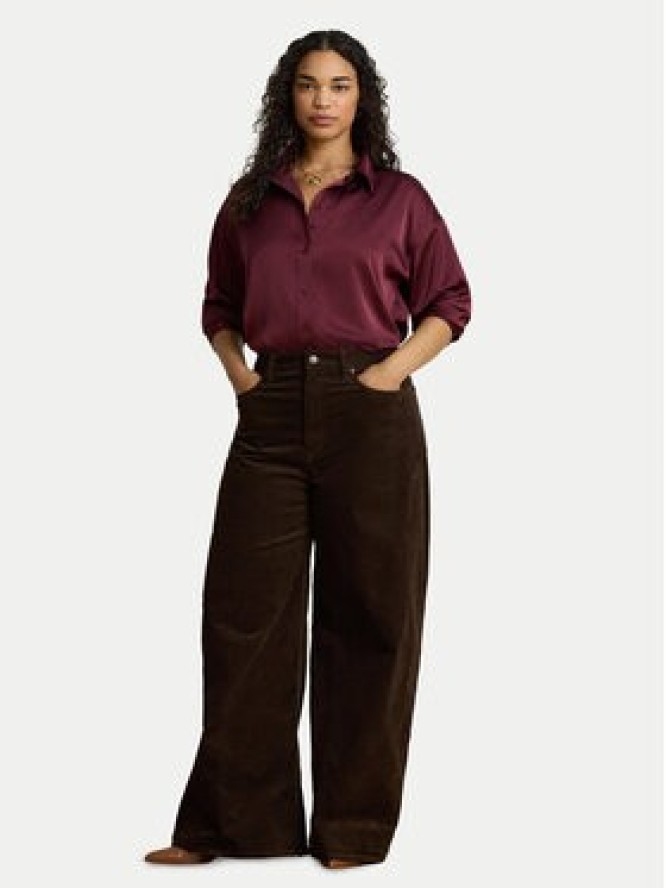 LAUREN RALPH LAUREN Koszula 200B27610008 Bordowy Relaxed Fit