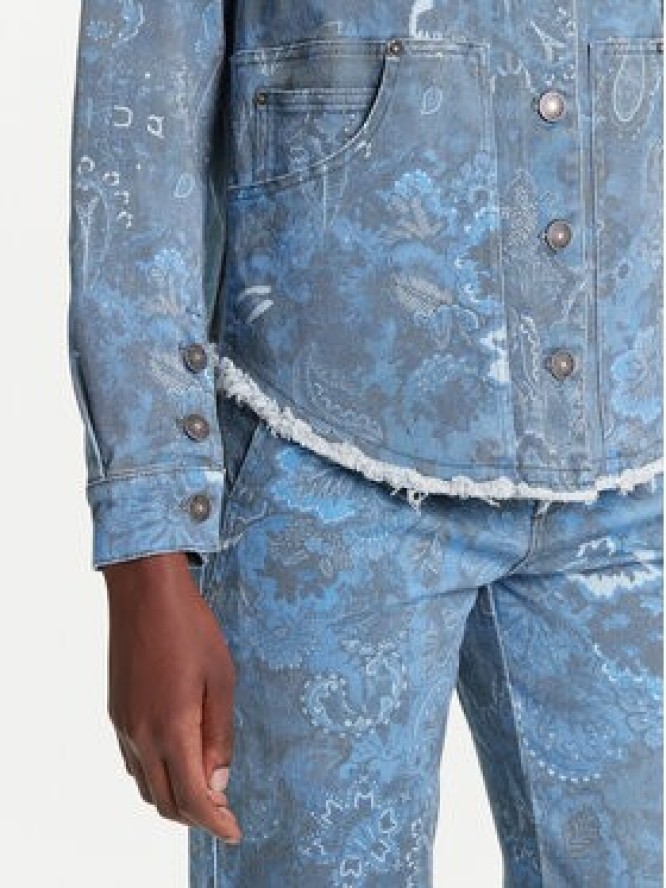 Desigual Koszula jeansowa Pasleyblue 25WWEW68 Niebieski Loose Fit