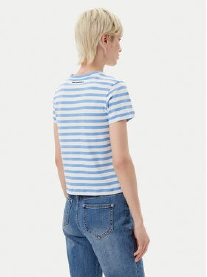 KARL LAGERFELD T-Shirt A1W17099 Niebieski Regular Fit