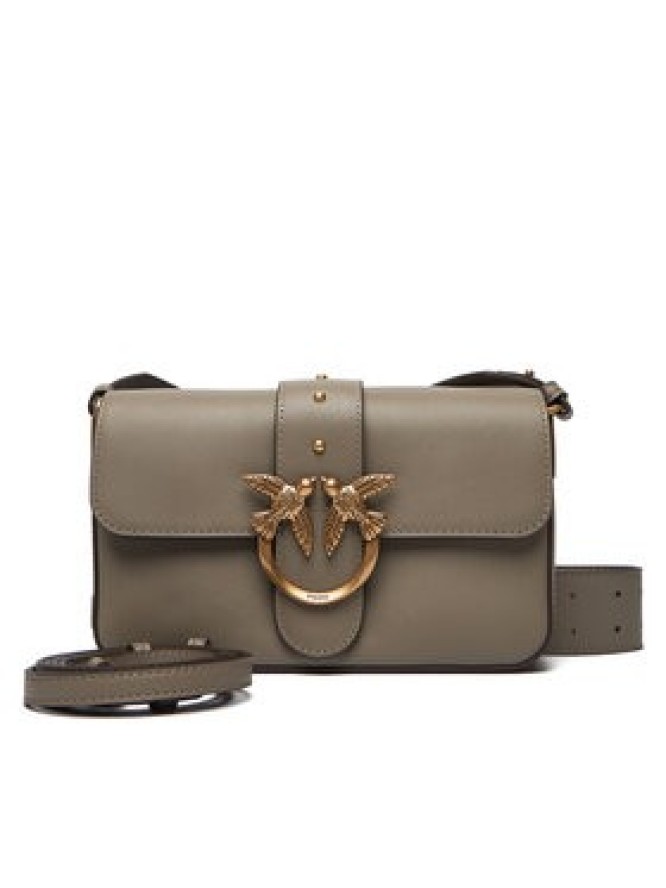 PINKO Torebka Love One Mini Slouchy Fl Al 25-26 104340 A0QO Szary