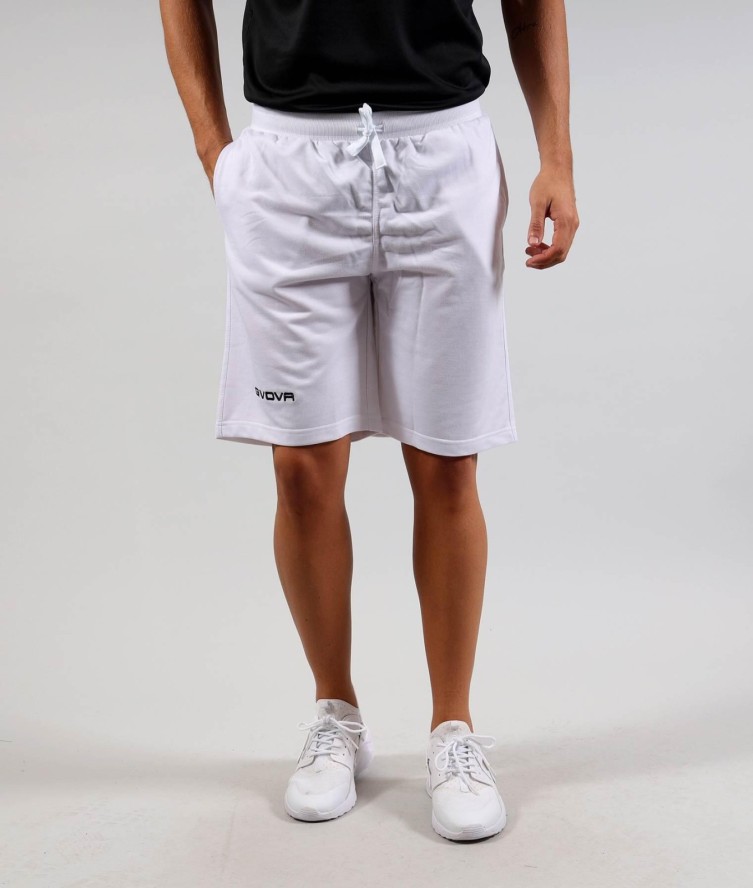 Givova Sport Bermuda White XL - Lekkie i Oddychające Szorty Sportowe