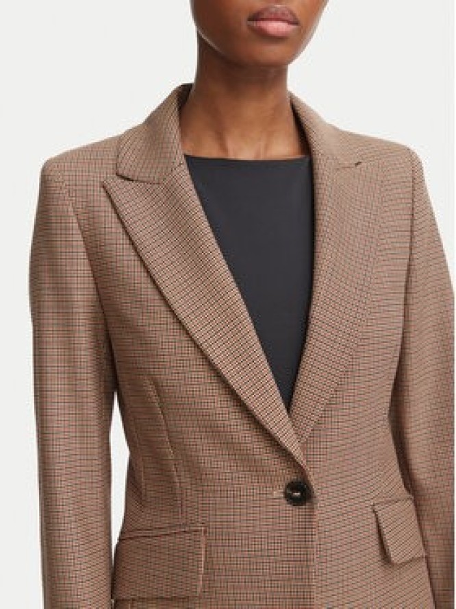 Marella Marynarka Gambero 2623046112 Brązowy jasny Regular Fit