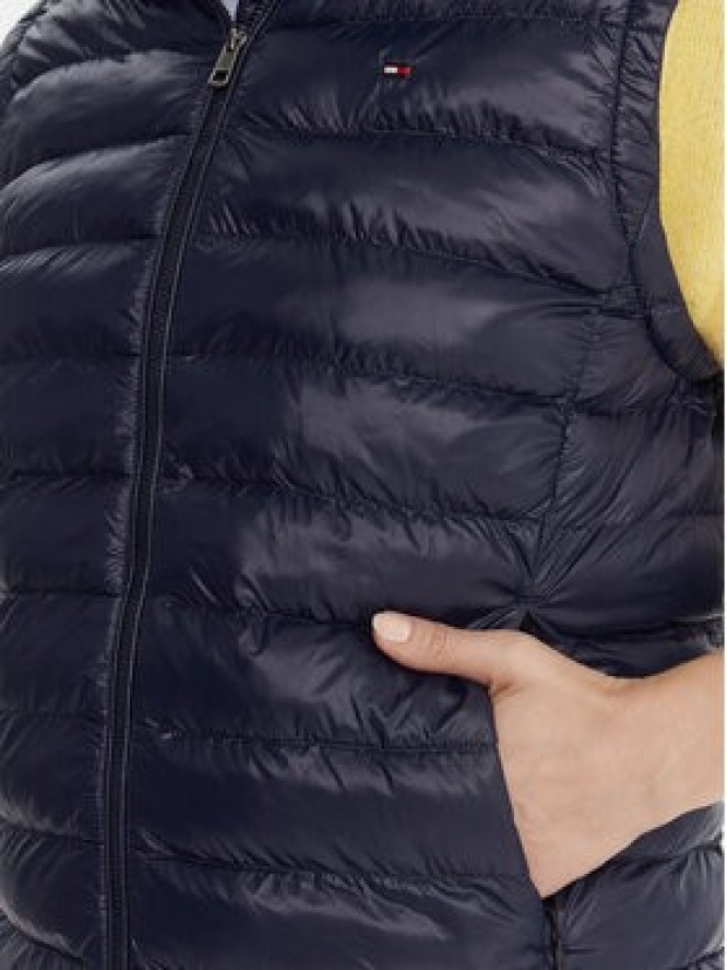 Tommy Hilfiger Bezrękawnik WW0WW47352 Granatowy Slim Fit