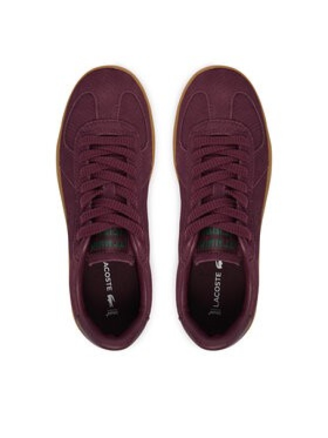 Lacoste Sneakersy Baseshot Pro 52SFA0125 Bordowy