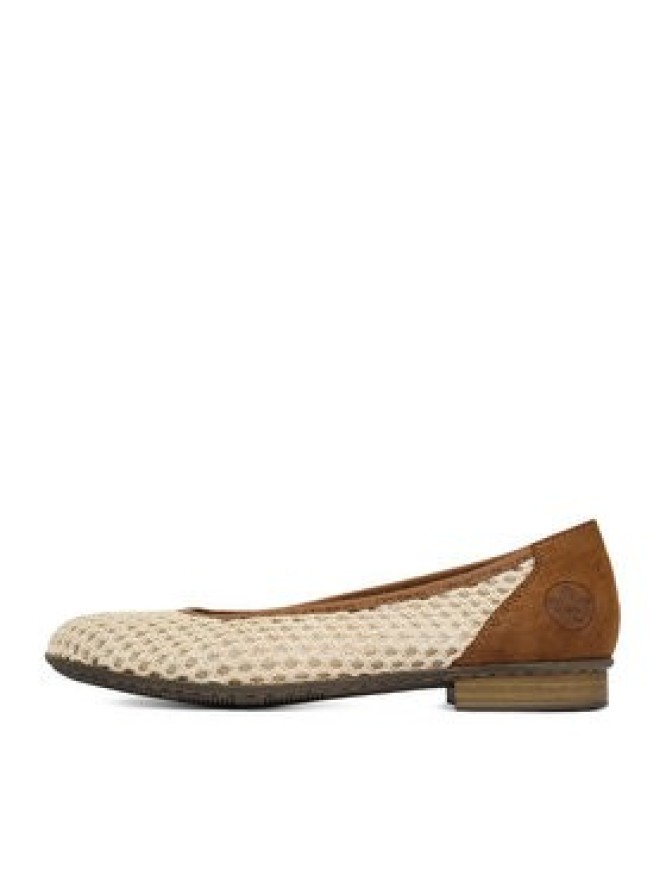 Rieker Baleriny CEO-51960-60 Beżowy jasny