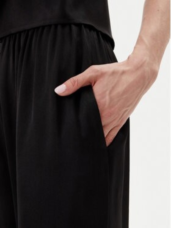 Eleh Spodnie palazzo ESS250049 Czarny Regular Fit