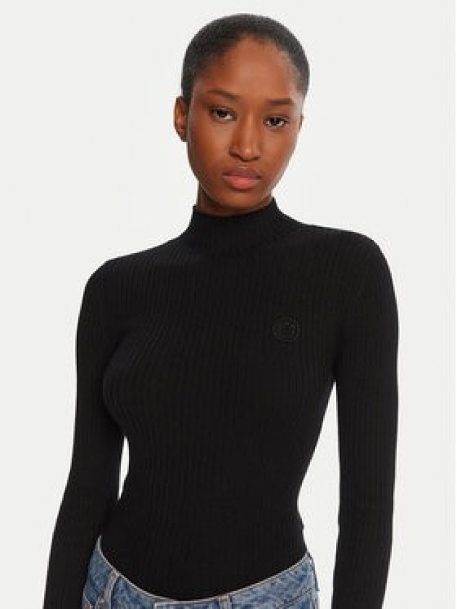 HUGO Sweter Sarmie_B 50522578 Czarny Slim Fit