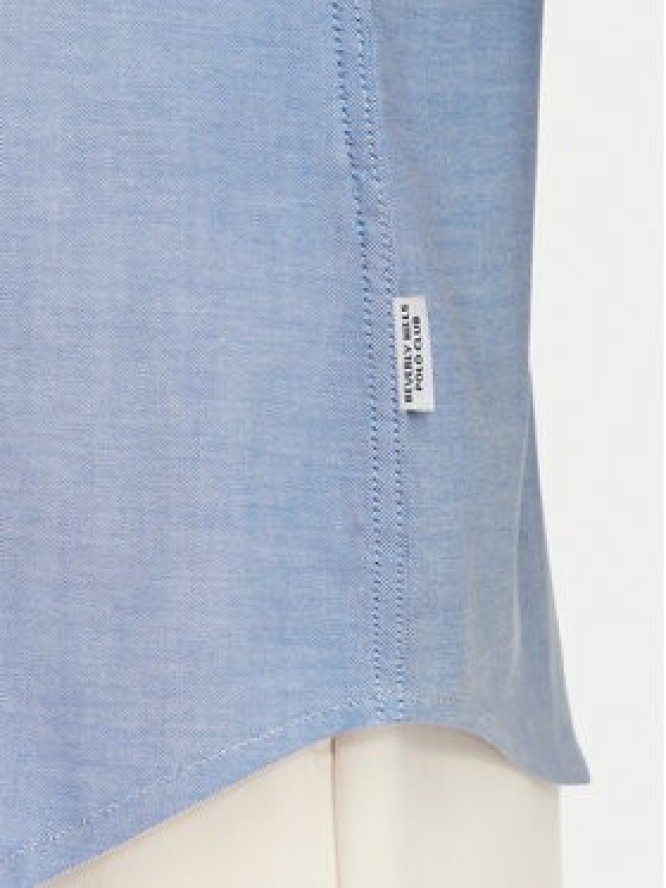 Beverly Hills Polo Club Koszula P-SS26W-SH6600 Niebieski Regular Fit