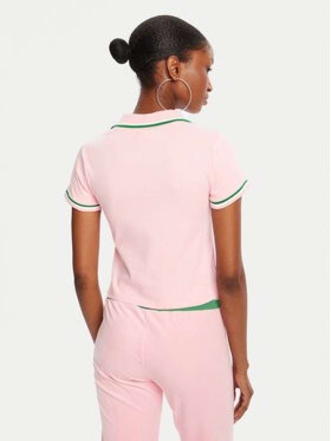 Juicy Couture Polo JCWCT225355 Różowy Regular Fit