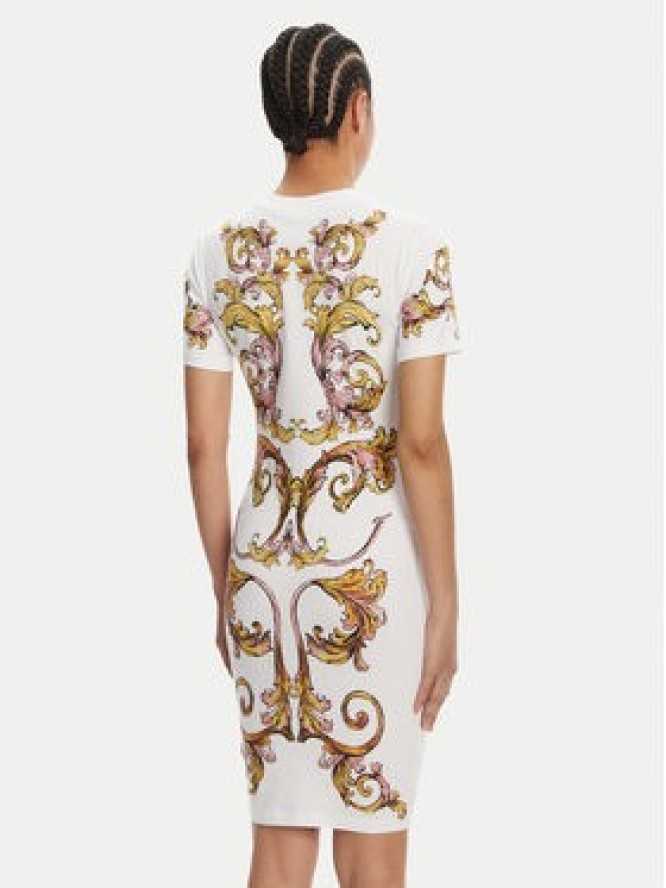 Versace Jeans Couture Sukienka codzienna 78HAO9P9 Biały Slim Fit