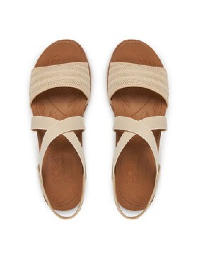 Skechers Sandały BOBS Arch Fit Beach Kiss-Boho Beyond 114013/NAT Beżowy