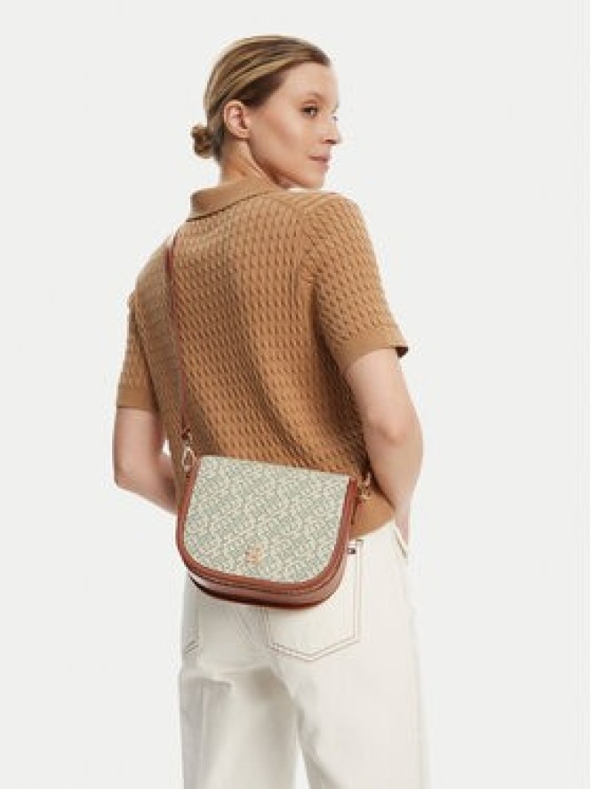 Tommy Hilfiger Torebka Th Monoplay Leather Saddle Bag AW0AW17414 Zielony