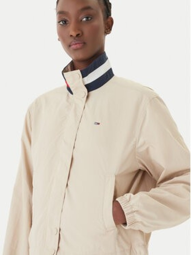 Tommy Jeans Kurtka przejściowa Essential DW0DW20439 Beżowy Regular Fit