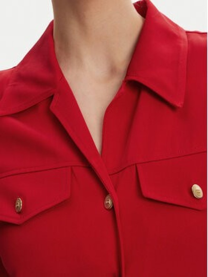 Tommy Hilfiger Sukienka koszulowa WW0WW45819 Czerwony Regular Fit