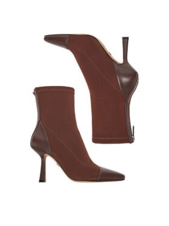 Nine West Botki CEO-NOURA-01 Brązowy