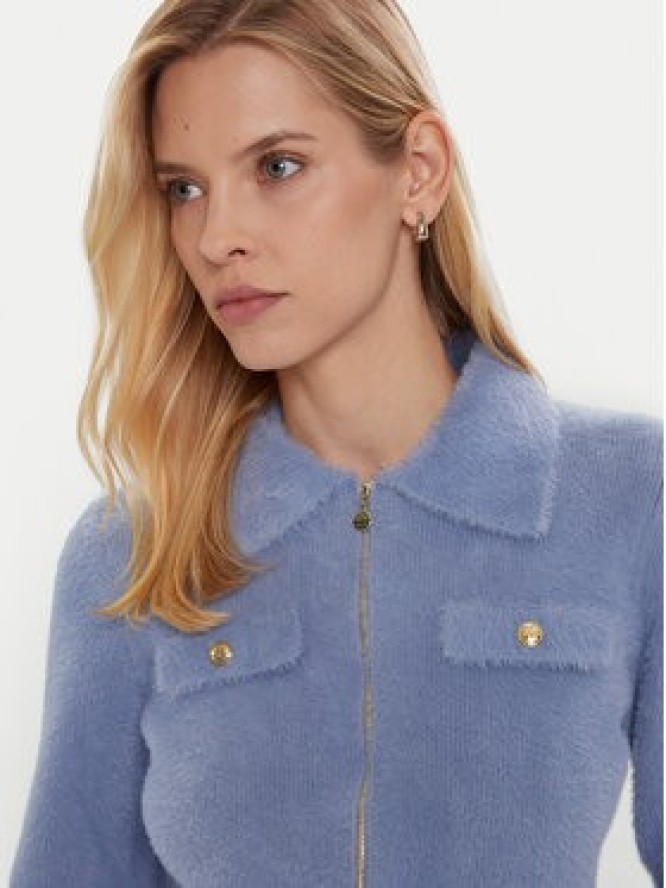 Morgan Kardigan 232-MDOMI Niebieski Regular Fit