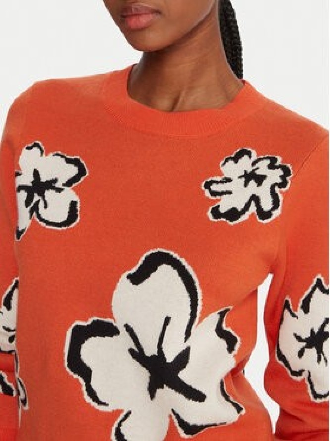 French Connection Sweter 78ZBL Pomarańczowy Regular Fit