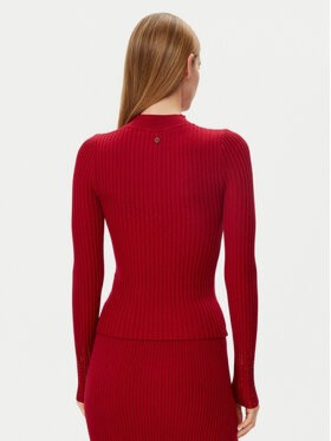 Guess Sweter W5RR15 Z2Y50 Czerwony Regular Fit