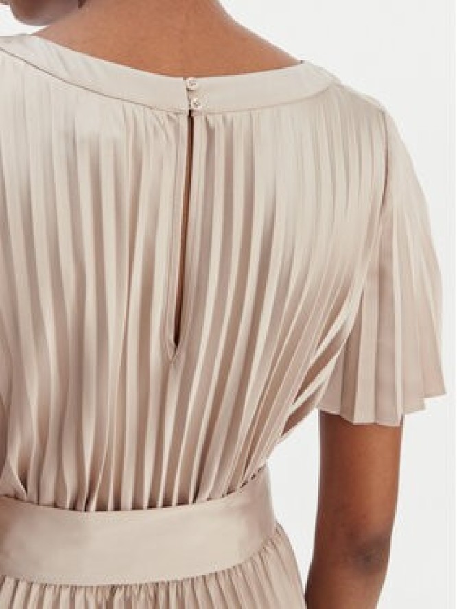 Joseph Ribkoff Sukienka koktajlowa 261752 Beżowy Regular Fit