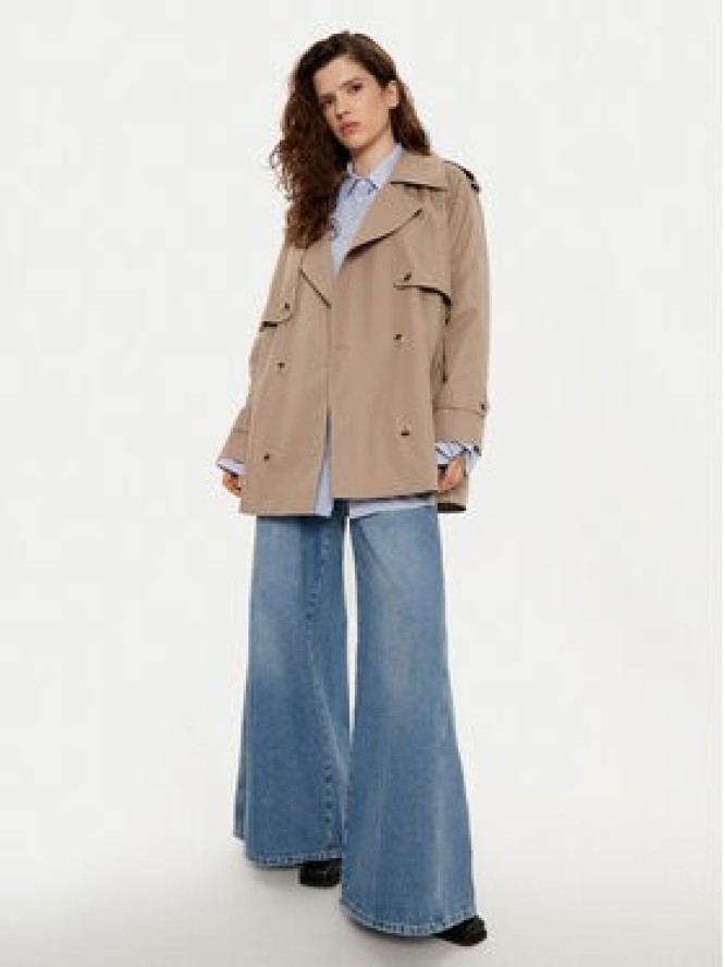 JOOP! Trencz Carrie 10018890 30044820 Beżowy Regular Fit