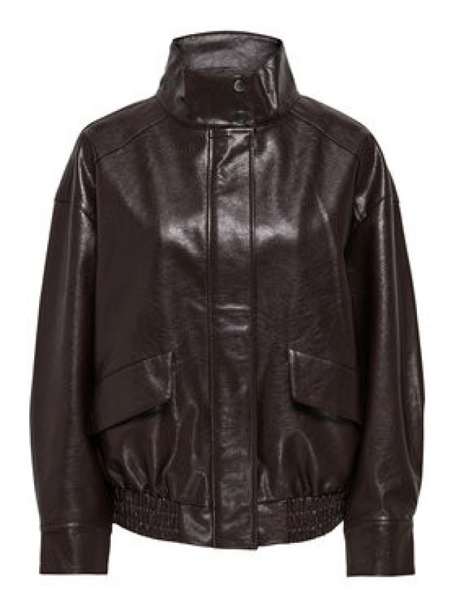 ONLY Kurtka z imitacji skóry Julia 15373024 Brązowy Loose Fit