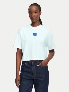 Karl Lagerfeld Jeans T-Shirt B3W17022 Biały Boxy Fit