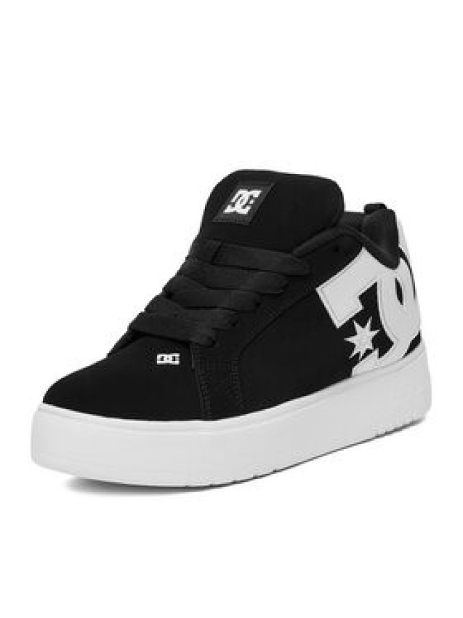 DC Shoes Sneakersy EO-COURT GRAFFIK PLATFORM DC02422004 Czarny