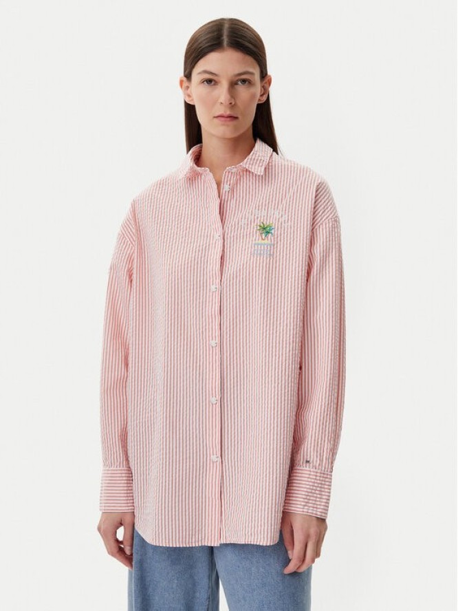 Napapijri Koszula G-Fete NP0A4IFM Różowy Loose Fit