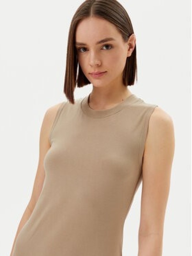 Marc O'Polo Sukienka codzienna 503 3087 59031 Beżowy Slim Fit