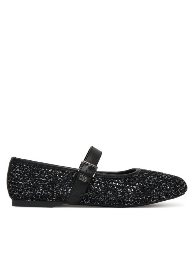 Tommy Jeans Baleriny Tjw Knitted Ballerina EN0EN03030 Czarny