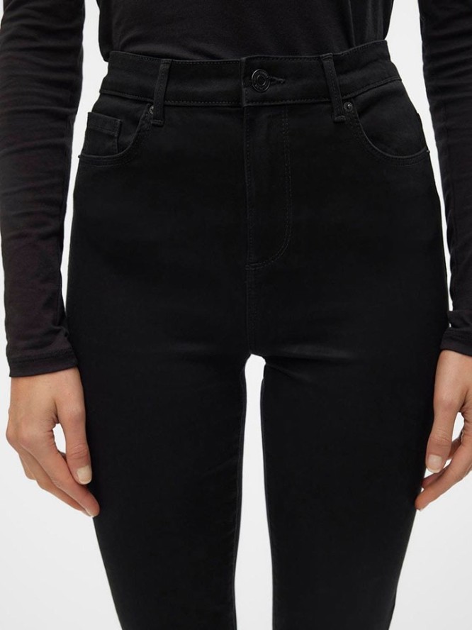 Vero Moda Dżinsy - Skinny fit - w kolorze czarnym rozmiar: S/L32