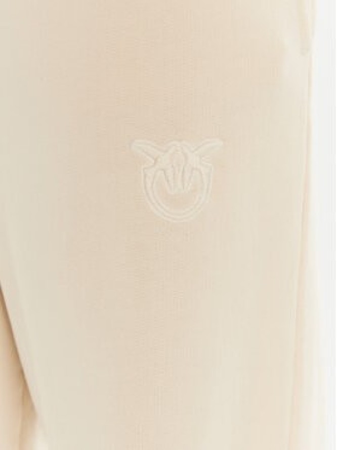 PINKO Spodnie dresowe Pazzo 105508 A2RB Beżowy Regular Fit