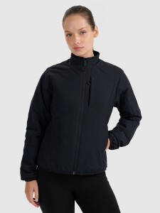 4F Kurtka puchowa trekkingowa z wypełnieniem syntetycznym damska - czarna S