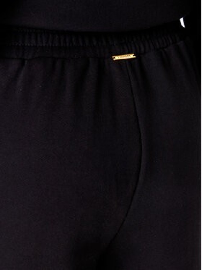 TWINSET Spodnie dresowe 252LI2MDD Czarny Regular Fit