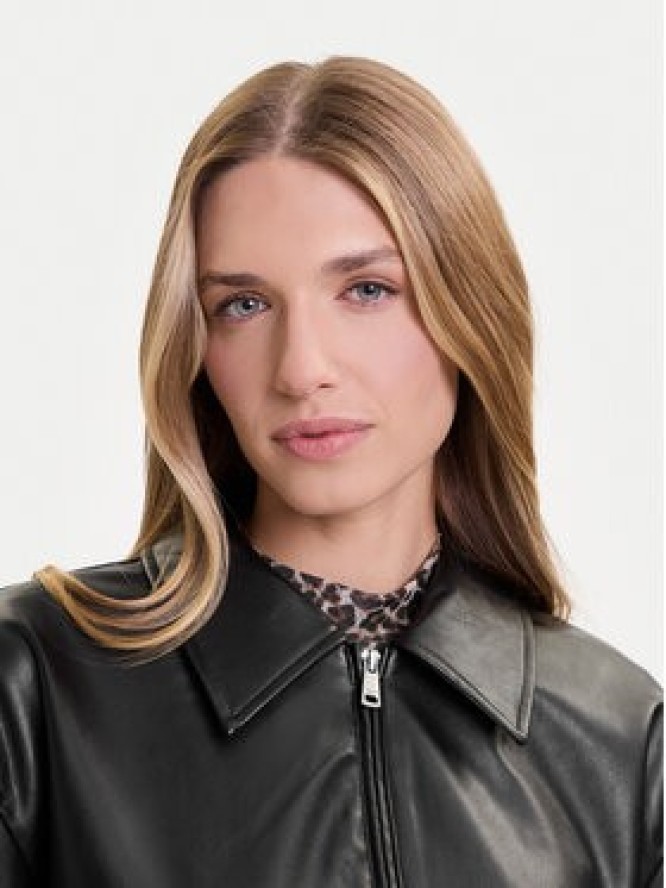 ONLY Kurtka z imitacji skóry Nicki 15356871 Czarny Regular Fit