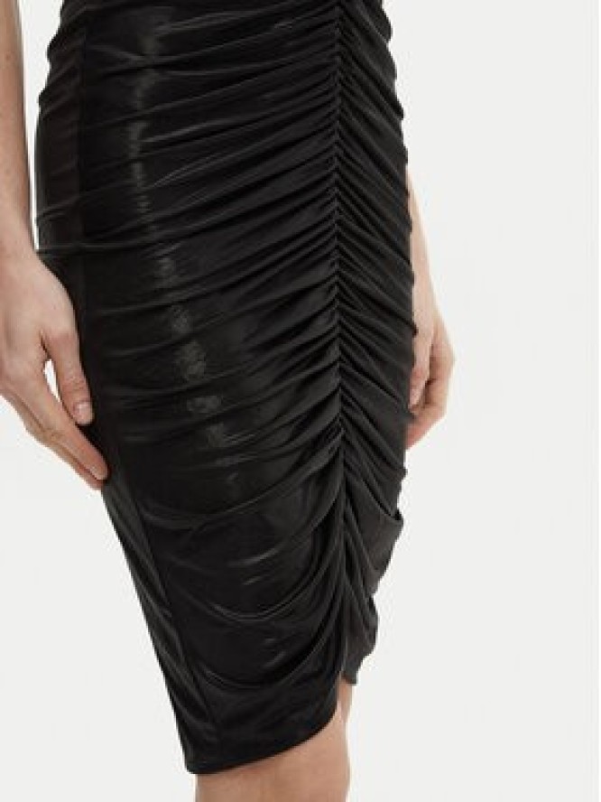 NORMA KAMALI Sukienka koktajlowa ST3243LMD89001 Czarny Slim Fit